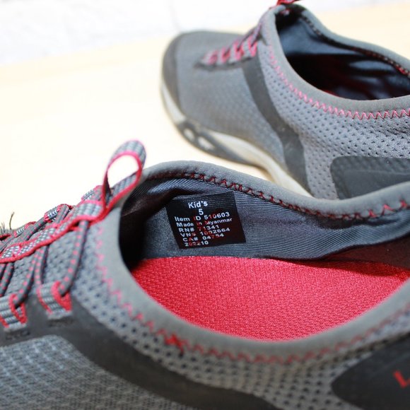 LL Bean Adventure Gray Breathable Rugged Mesh Slip on Sneakers Size US 5 - Picture 7 of 9